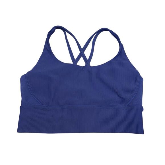 Lululemon Energy Longline Bra Ribbed Luxtreme Medium Support B–D Cups Psychic 8 - Picture 3 of 8